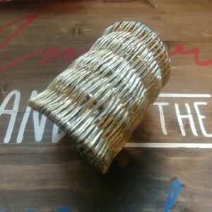 Wire inspired cuff bracelet